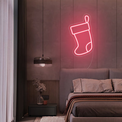 Christmas Stockings LED Neon Sign - Merry Christmas Neon Sign