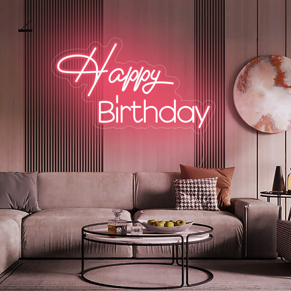 Happy Birthday - LED Neon Signs