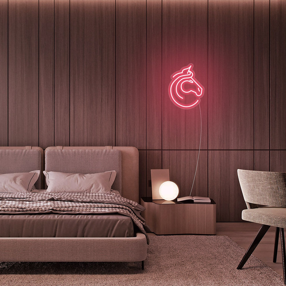 Steed Horse Head - LED Neon Signs- LED Neon Signs