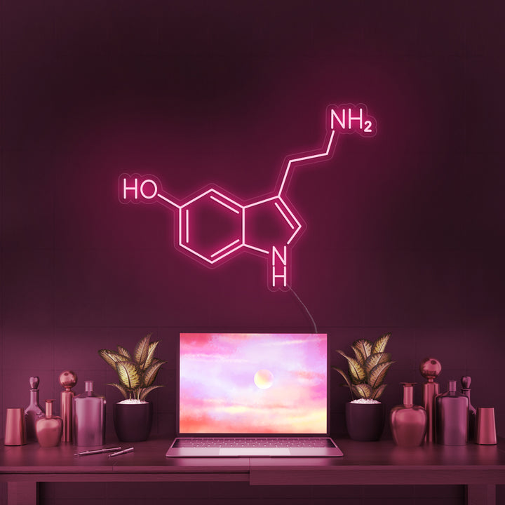 SEROTONIN MOLECULE- LED Neon Signs