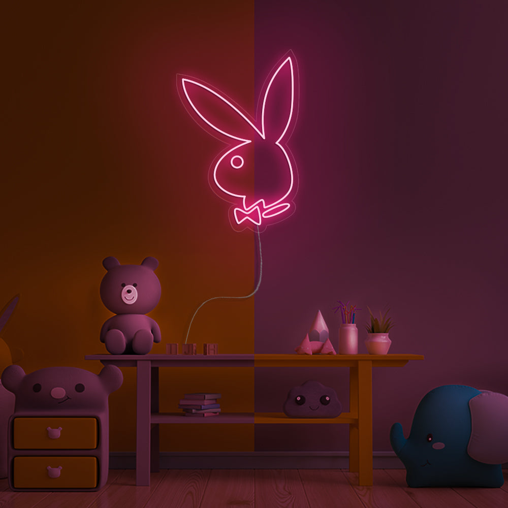 Pink Neon Rabbit Rabbit- LED Neon Signs – Make Neon