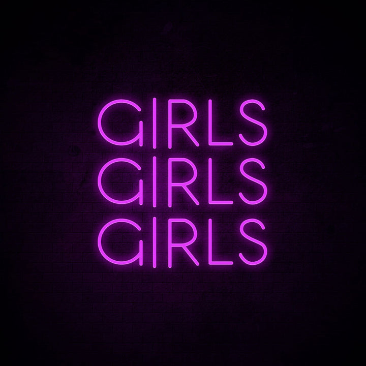 Girls Girls Girls - LED Neon Signs