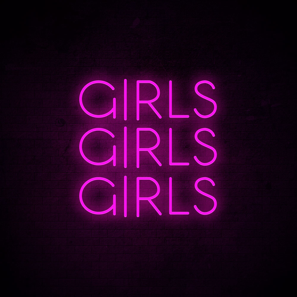 Girls Girls Girls - LED Neon Signs