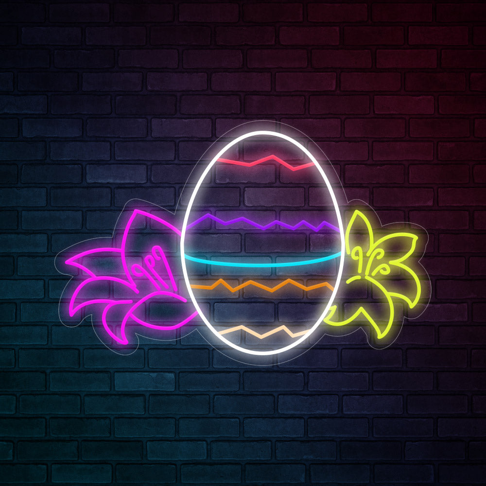 Easter Flowers & Easter Eggs-LED Neon Signs