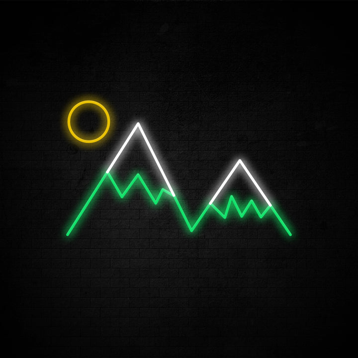 Mountain Peaks - LED Neon Signs