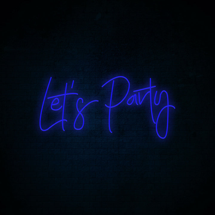 Let's Party - LED Neon Signs