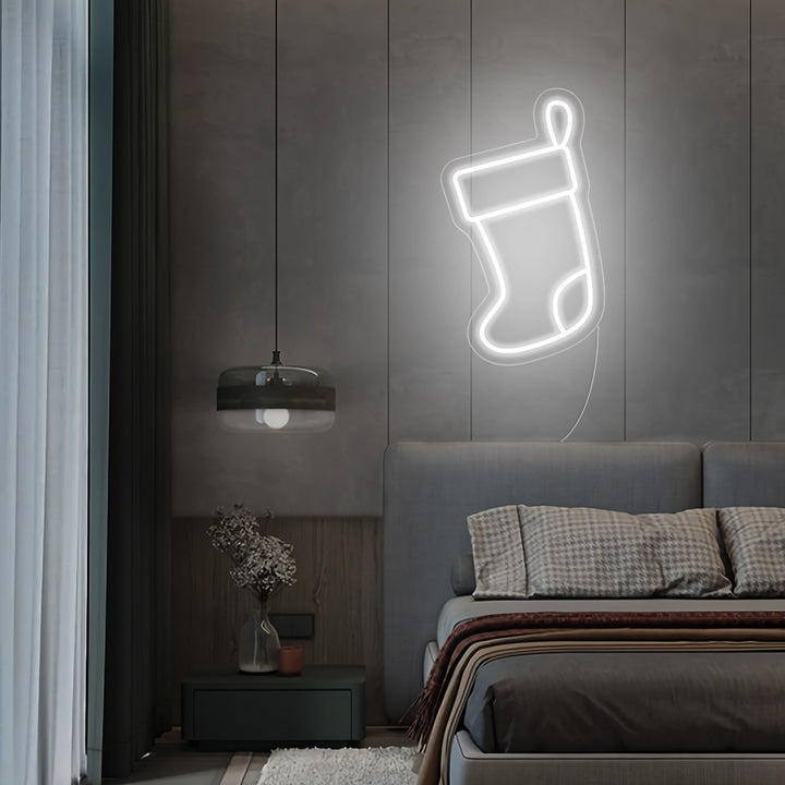 Christmas Stockings LED Neon Sign - Merry Christmas Neon Sign