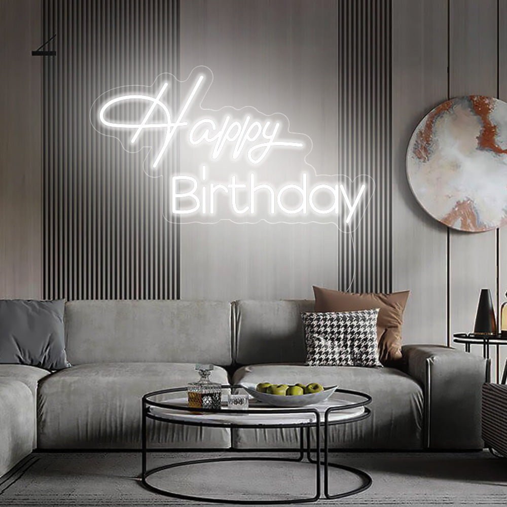 Happy Birthday - LED Neon Signs