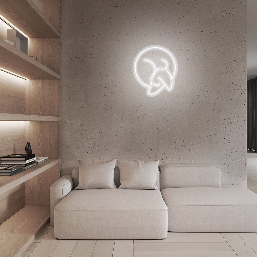 Mini Sleeping Dachshund - LED Neon Signs