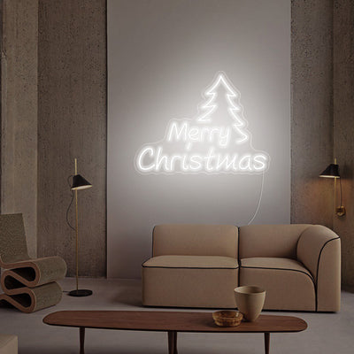 Christmas Tree LED Neon Sign - Merry Christmas Neon Sign