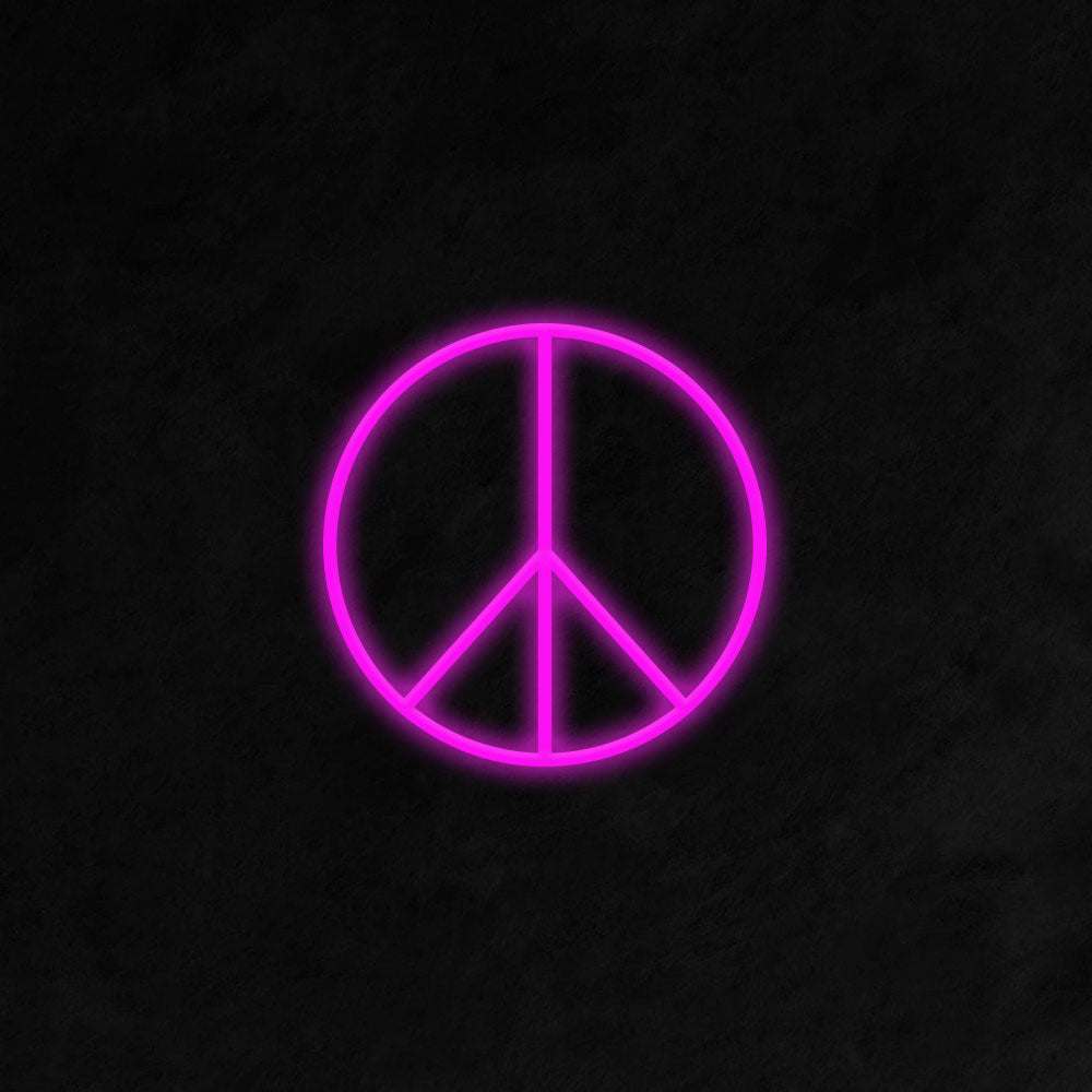 Peace Sign - LED Neon Signs