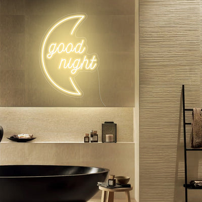 good night moon- LED Neon Signs