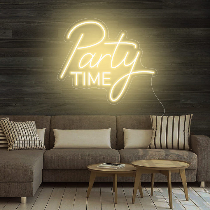 Party Time- LED Neon Signs