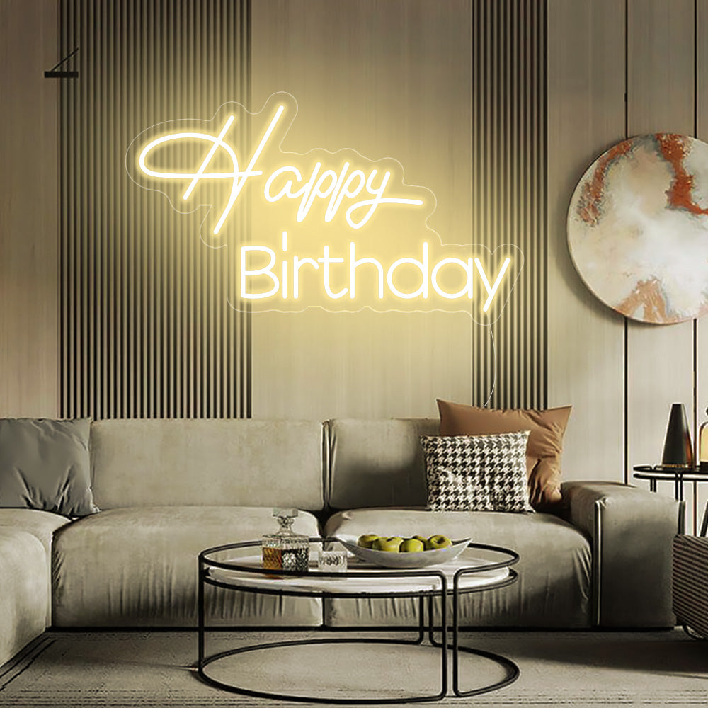 Happy Birthday - LED Neon Signs