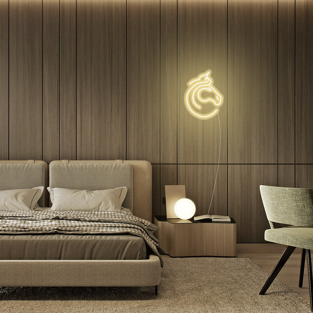 Steed Horse Head - LED Neon Signs- LED Neon Signs
