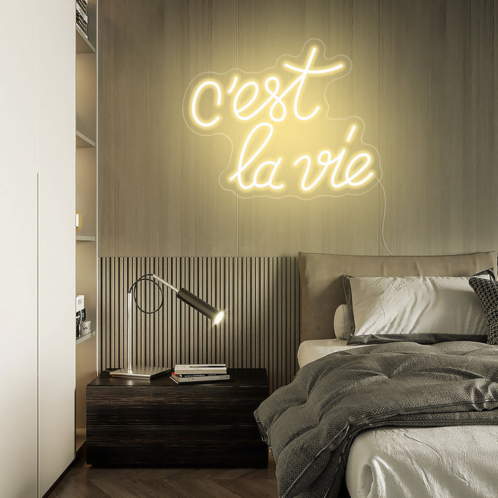 c'est la vie- LED Neon Signs