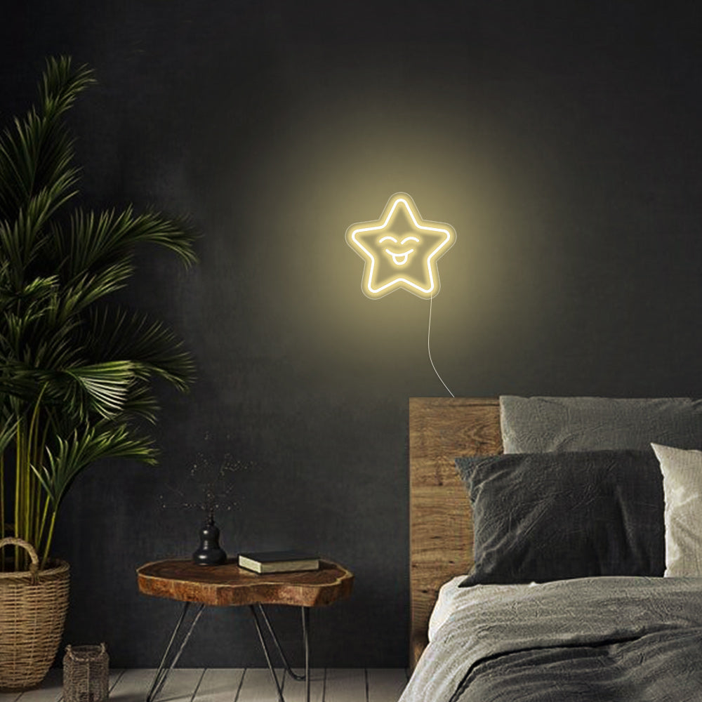 Mini Smile Star - LED Neon Signs