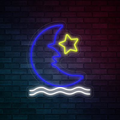 Star and Moon- LED Neon Signs