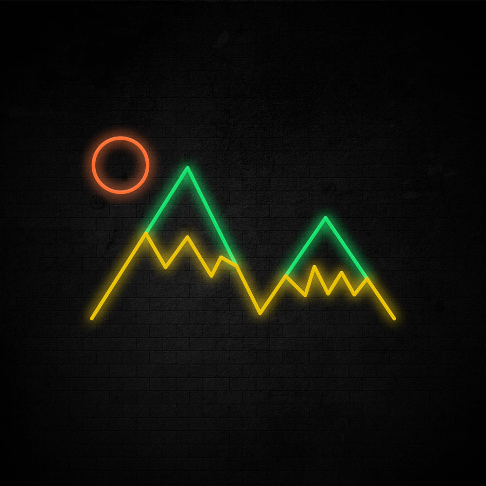 Mountain Peaks - LED Neon Signs