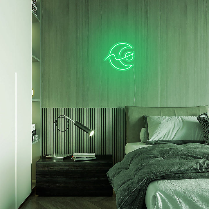 Mini Changing Moon - LED Neon Signs