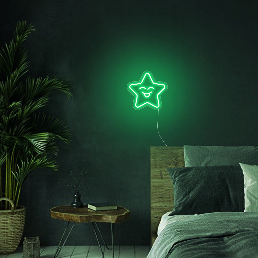 Mini Smile Star - LED Neon Signs