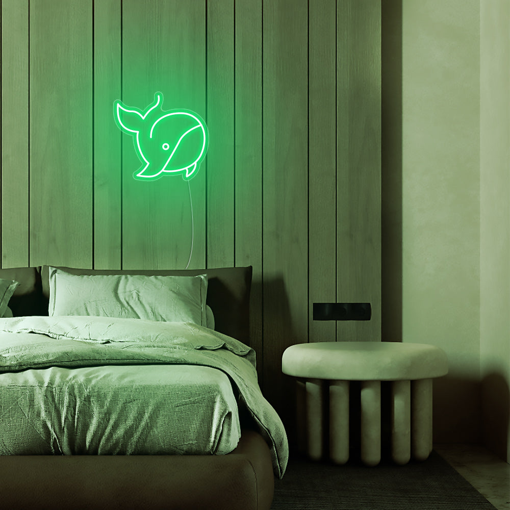 Mini Whale - LED Neon Signs