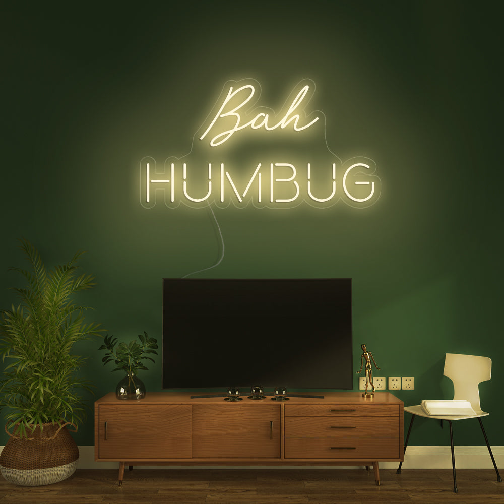 Bah Humbug- LED Neon Signs