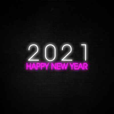 2021 happy new year - LED Neon Signs