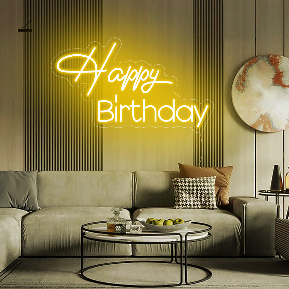 Happy Birthday - LED Neon Signs