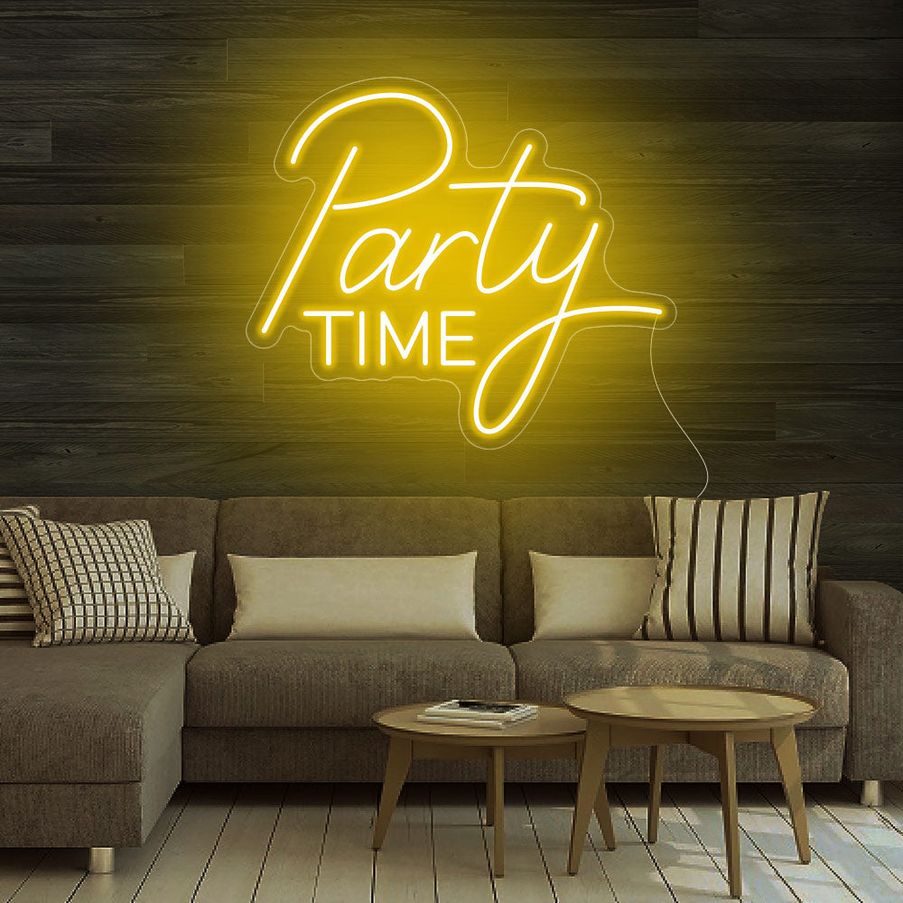 Party Time- LED Neon Signs