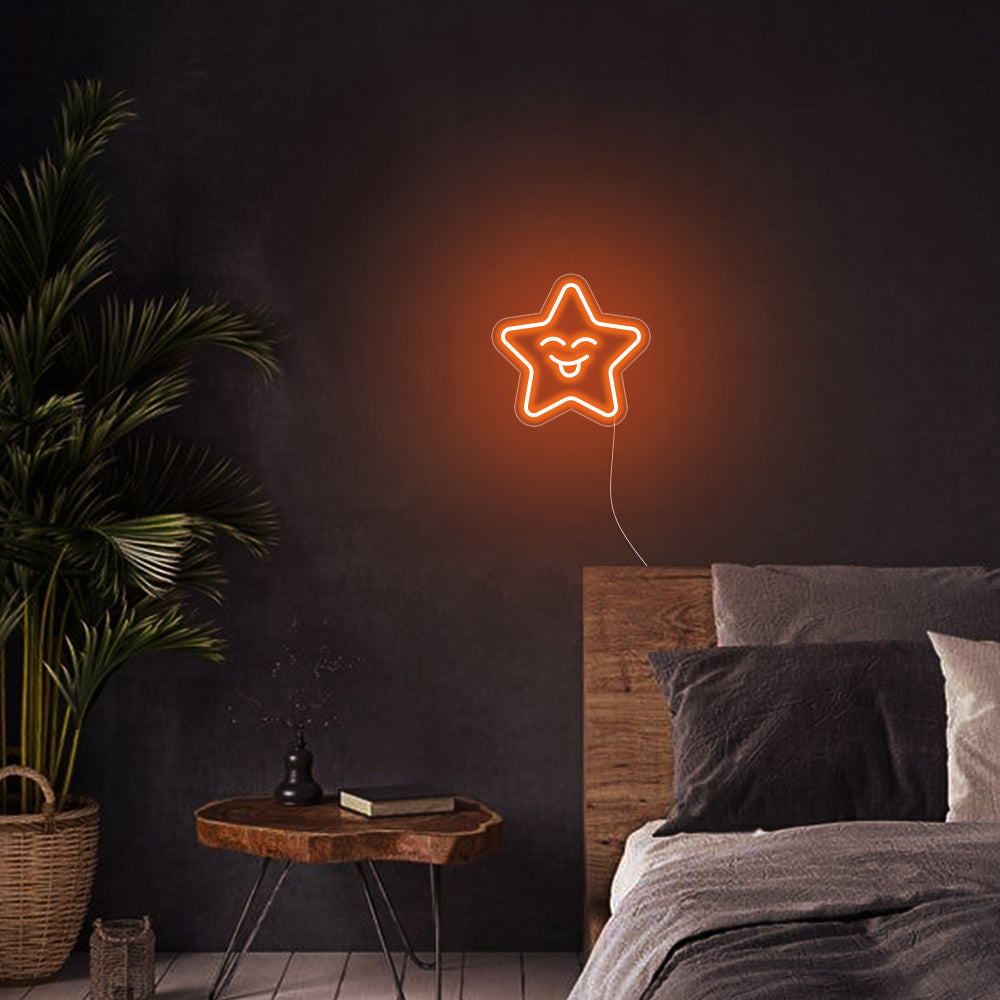 Mini Smile Star - LED Neon Signs