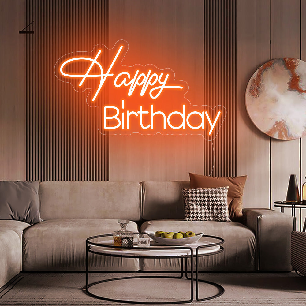 Happy Birthday - LED Neon Signs