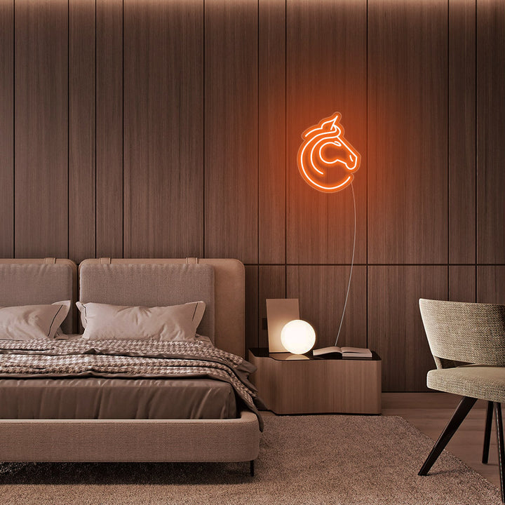 Steed Horse Head - LED Neon Signs- LED Neon Signs