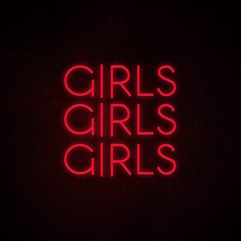Girls Girls Girls - LED Neon Signs