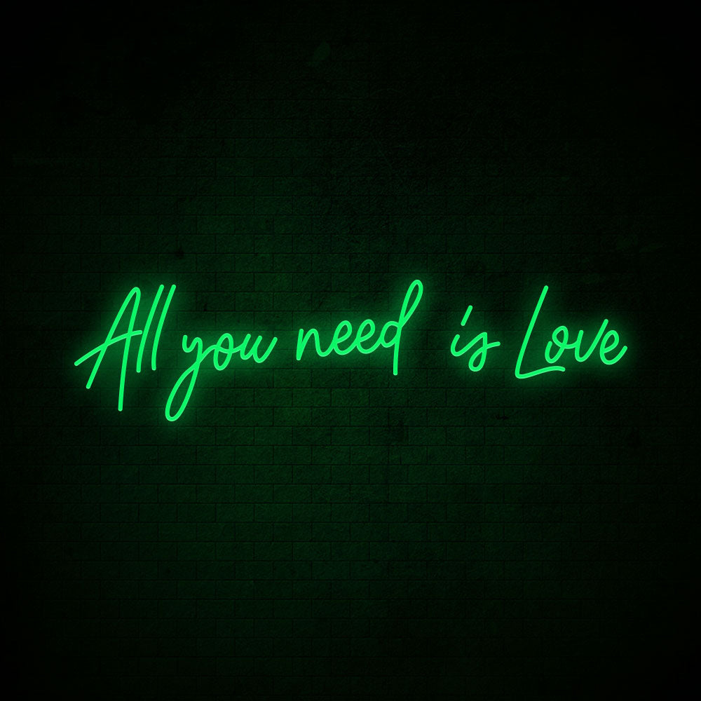 All you need is Love - LED Neon Signs