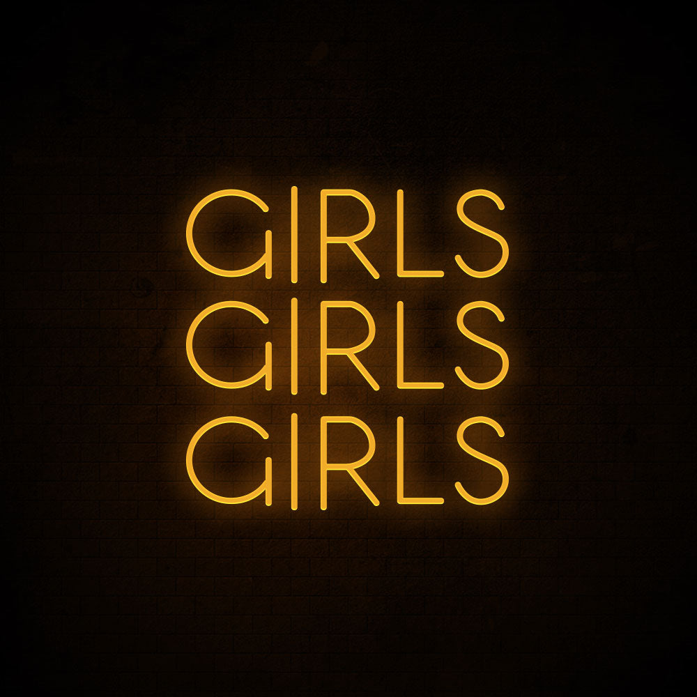 Girls Girls Girls - LED Neon Signs