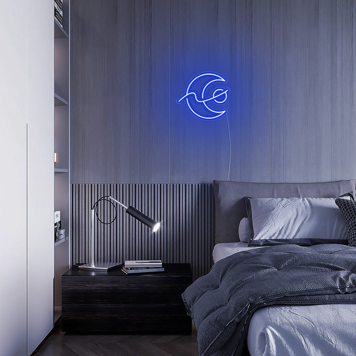 Mini Changing Moon - LED Neon Signs