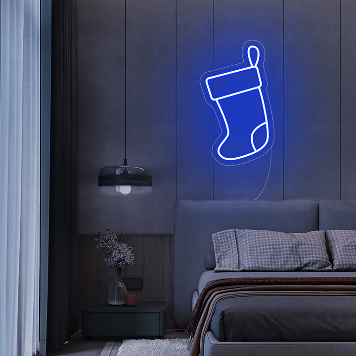 Christmas Stockings LED Neon Sign - Merry Christmas Neon Sign