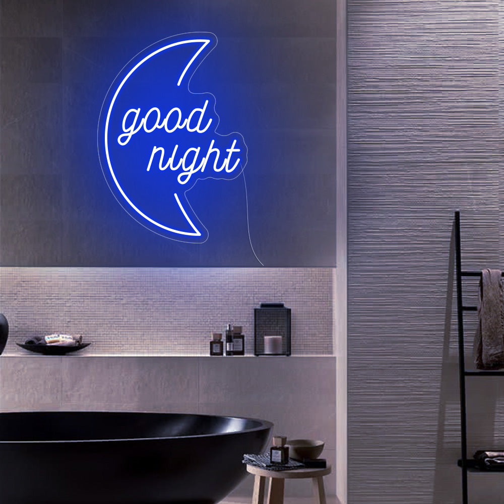 good night moon- LED Neon Signs