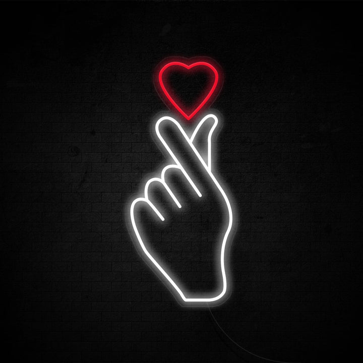 Finger Heart - LED Neon Signs