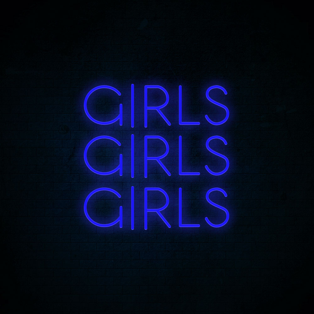 Girls Girls Girls - LED Neon Signs