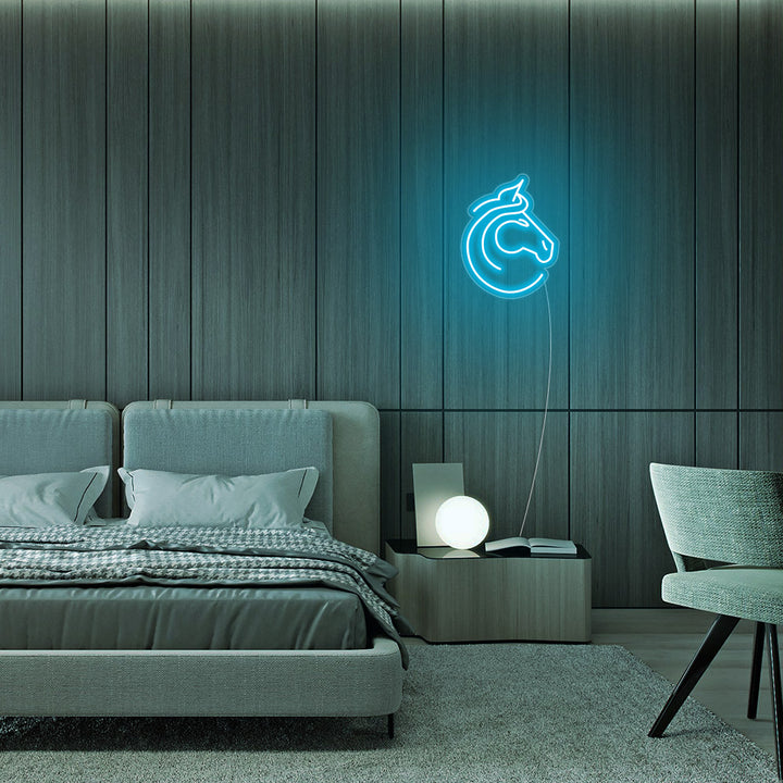 Steed Horse Head - LED Neon Signs- LED Neon Signs