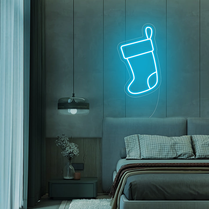 Christmas Stockings LED Neon Sign - Merry Christmas Neon Sign