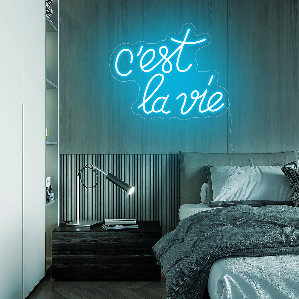 c'est la vie- LED Neon Signs