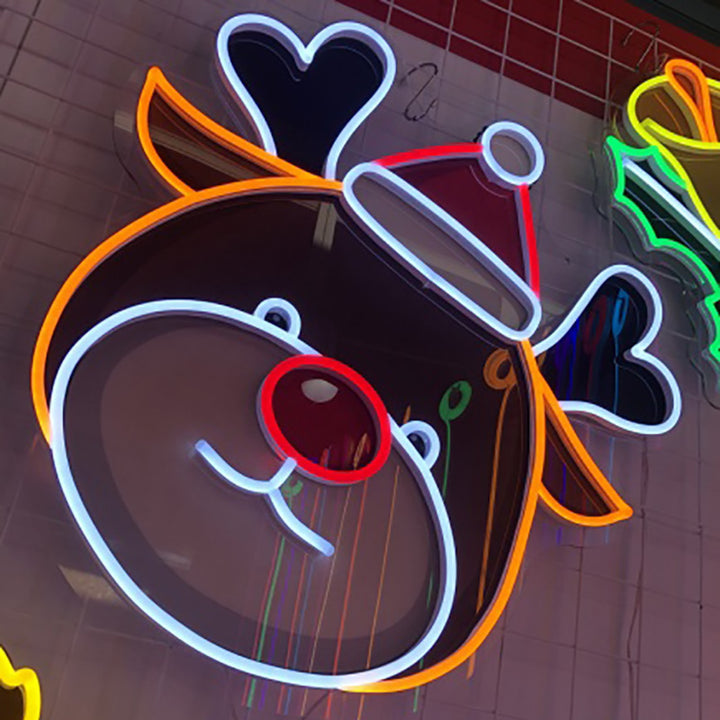 Christmas elk - LED Neon Signs