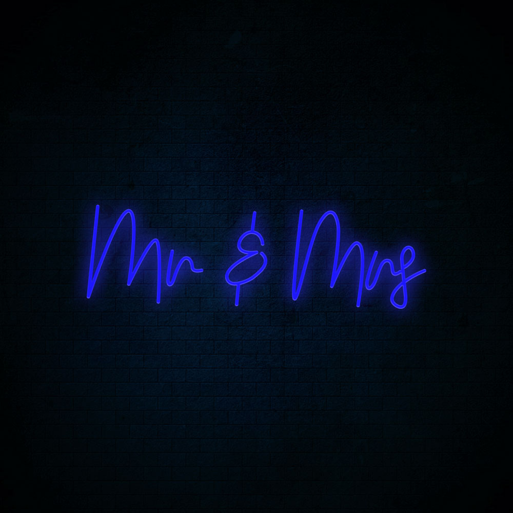 Mr & Mrs - LED Neon Signs