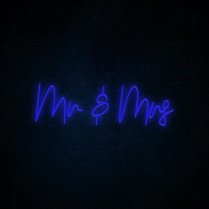 Mr & Mrs - LED Neon Signs