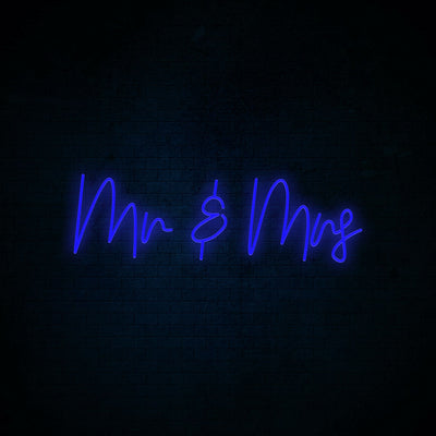 Mr & Mrs - LED Neon Signs