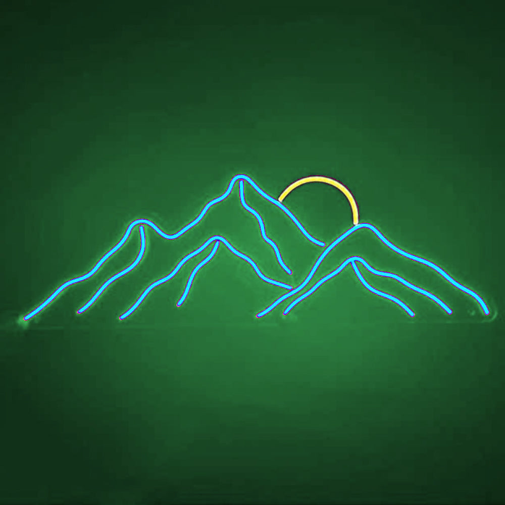 Sunset On Mountain Top - LED Neon Signs