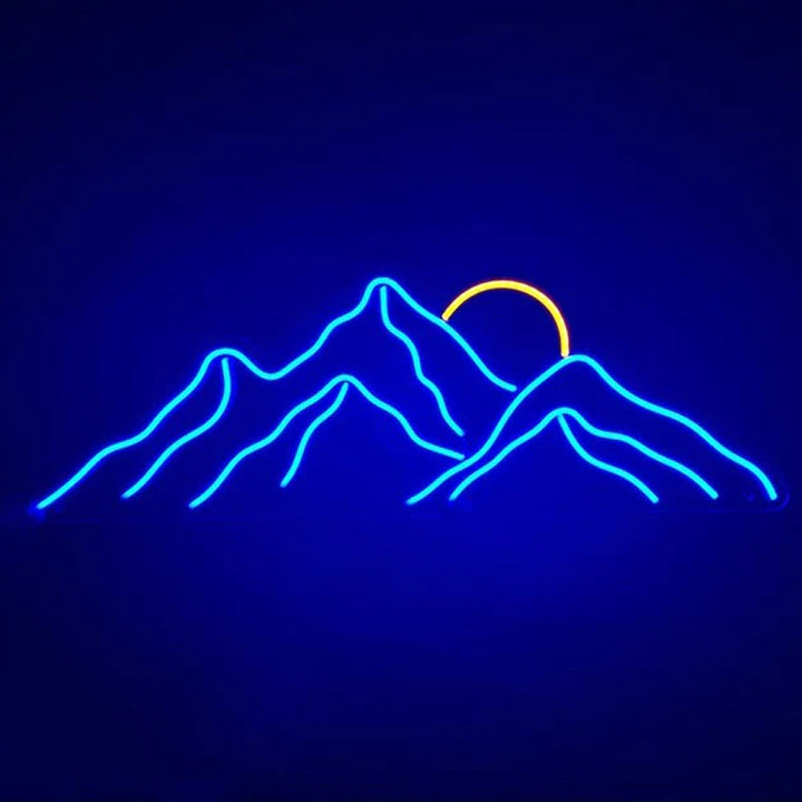 Sunset On Mountain Top - LED Neon Signs